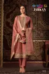 Jarkan Vol 4 By Vipul Shimmer Organza Embroidery Salwar Kameez Wholesale Shop In Surat
